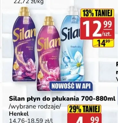 Płyn do płukania Silan promocja w API Market