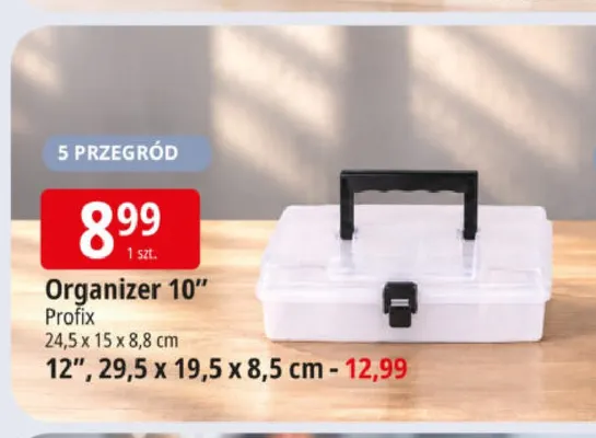 Organizer 10'' Profix promocja w Leclerc