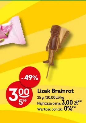 Lizak Brainrot promocja w Żabka