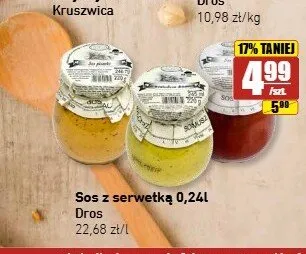 Sos z serwetką Dros promocja w API Market