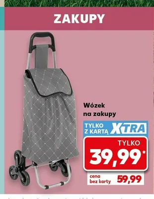 Wózek na zakupy promocja w Kaufland
