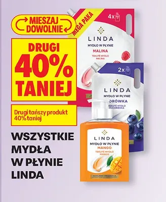 Mydło w płynie Linda promocja w Biedronka