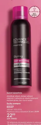 Suchy szampon Avon Advance Techniques Styling promocja w AVON