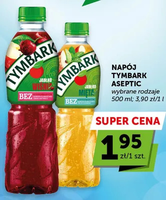 Napój Tymbark Aseptic promocja w ABC