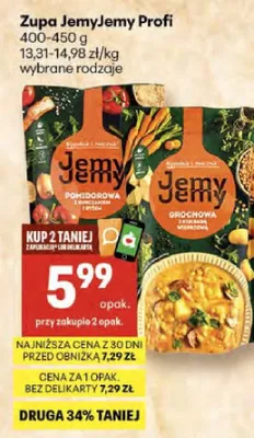 Zupa grochowa promocja w Delikatesy Centrum