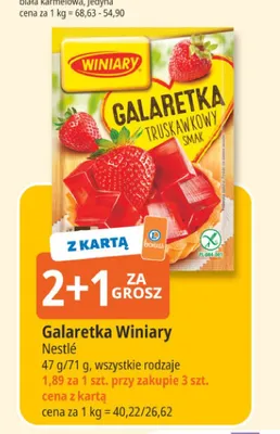 Galaretka Winiary promocja w Leclerc