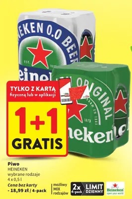 Piwo wybrane rodzaje promocja w Intermarche