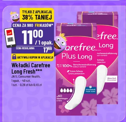Wkładki Long Fresh promocja w POLOmarket