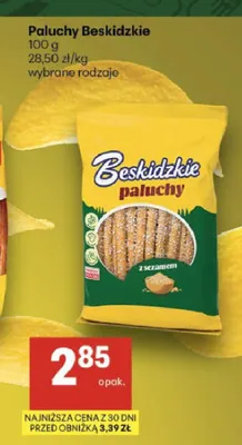 Paluchy z sezamem Beskidzkie promocja w Delikatesy Centrum