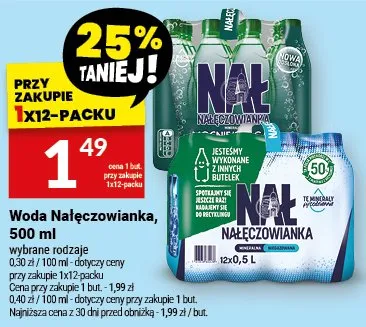 Woda Nałęczowianka promocja w Twój Market