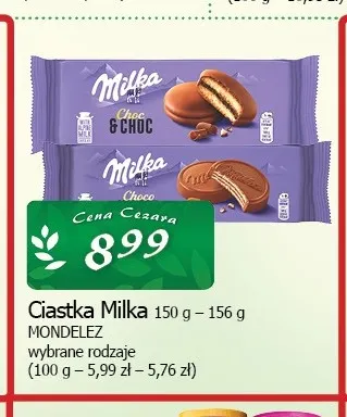 Ciastka Milka Mondelez promocja w CEZAR Delikatesy