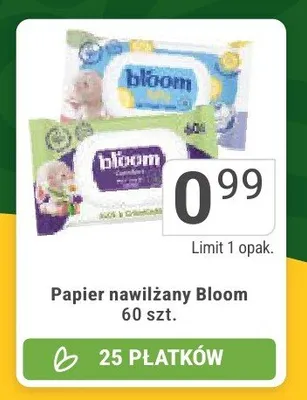 Papier nawilżany Bloom promocja w Stokrotka