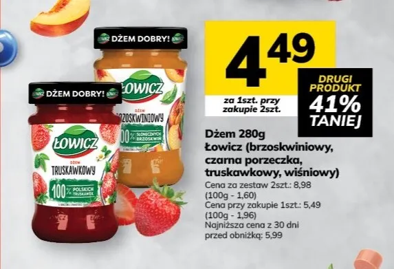 Dżem Łowicz truskawkowy promocja w Hitpol