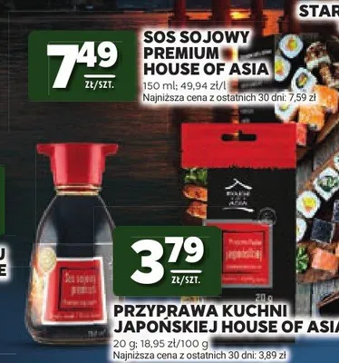 Sos sojowy Premium House of Asia promocja w Stokrotka