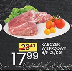 Karczek wieprzowy b/k promocja w Wafelek