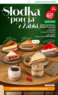 Sernik z malinami Słodka Pracownia promocja w Żabka