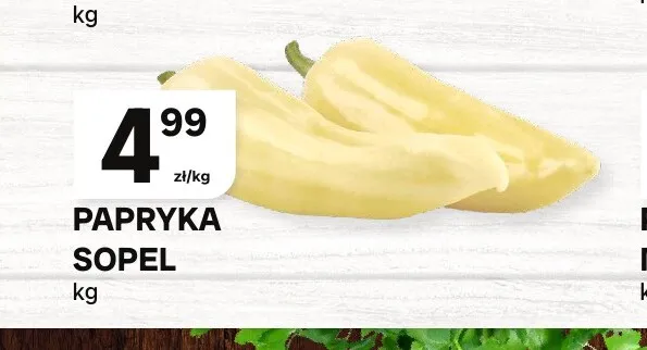 Papryka sopel promocja w Chorten