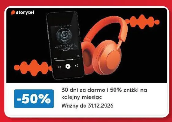 Abonament Storytel promocja w Kaufland