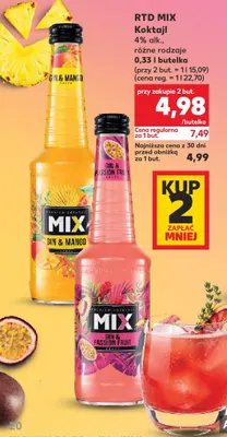 Koktajl RTD Mix Gin & Passion Fruit promocja w Kaufland