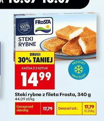 Steki rybne z fileta Frosta promocja w Biedronka