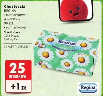 Chusteczki rumiankowe 4 warstwy promocja w Intermarche