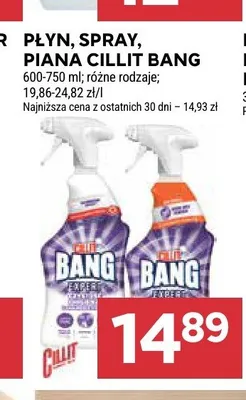 Spray do czyszczenia Cillit Bang Tłuszcz i Smugi promocja w Stokrotka