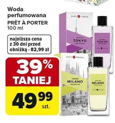 Woda perfumowana PRÊT À PORTER Milano promocja w Carrefour