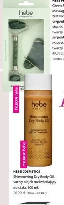 Suchy olejek rozświetlający do ciała Hebe Cosmetics Shimmering Dry Body Oil promocja w Hebe