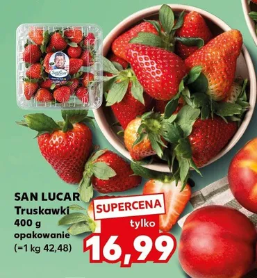 Truskawki promocja w Kaufland