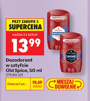 Dezodorant w sztyfcie Old Spice Whitewater promocja w Biedronka