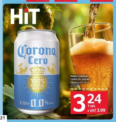 Piwo bezalkoholowe Corona Cero promocja w Selgros