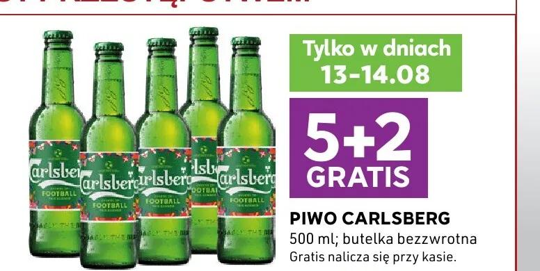 Piwo Carlsberg promocja w Stokrotka