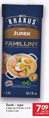 Żurek - zupa Krakus Familijny promocja w Makro