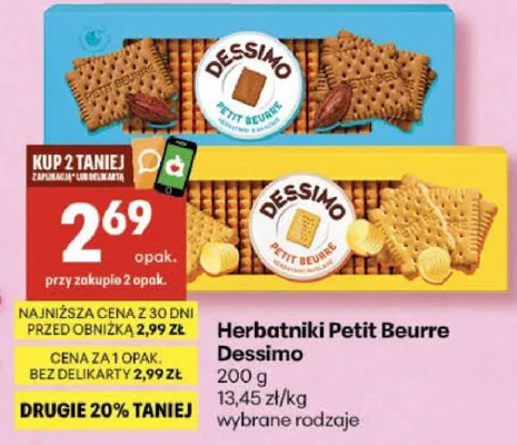 Herbatniki Petit Beurre promocja w Delikatesy Centrum