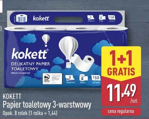 Papier toaletowy 3-warstwowy promocja w Aldi