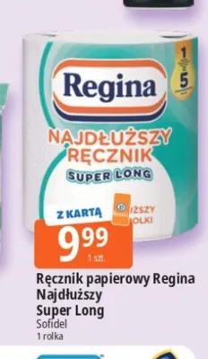 Ręcznik papierowy Regina Najdłuższy Super Long promocja w Leclerc