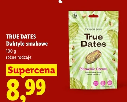 Daktyle smakowe True Dates promocja w Lidl