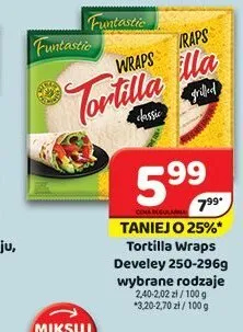 Tortilla Wraps Develey promocja w Delfin