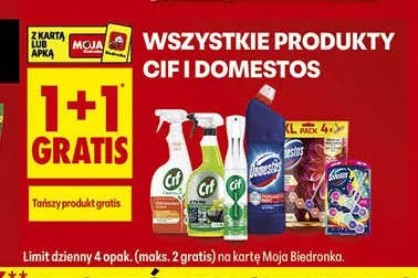 Mleczko do czyszczenia Cif promocja w Biedronka