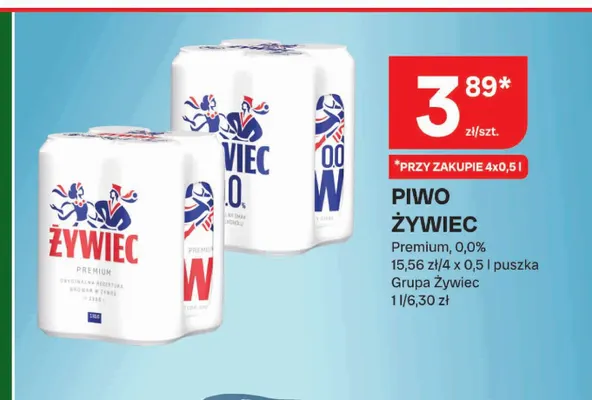 Piwo bezalkoholowe Żywiec promocja w Chorten