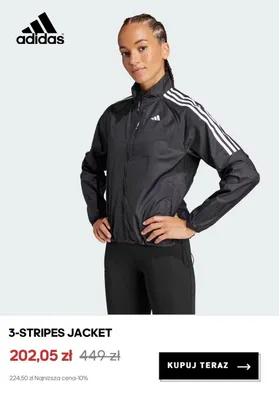 Kurtka Adidas 3-Stripes Jacket promocja w Adidas