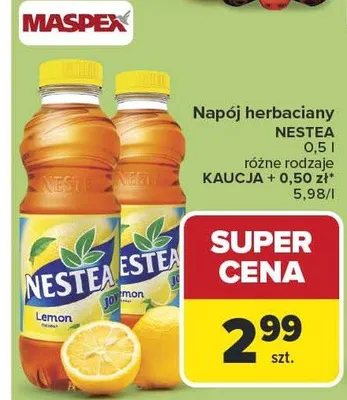 Napój herbaciany promocja w Carrefour Market