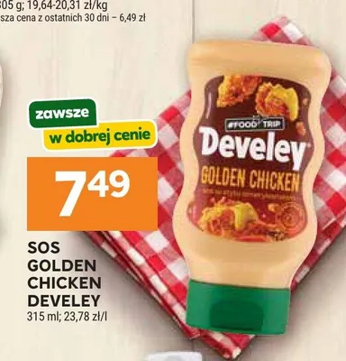 Sos Golden Chicken Develey promocja w Stokrotka