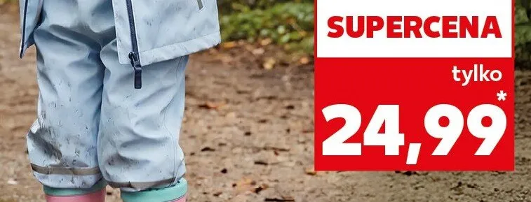 Spodnie wodoodporne, różne wzory i kolory promocja w Kaufland