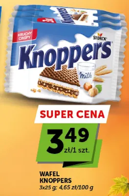 Wafel Knoppers 3-pak promocja w Euro Sklep