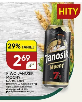 Piwo Janosik Mocny promocja w Chata Polska