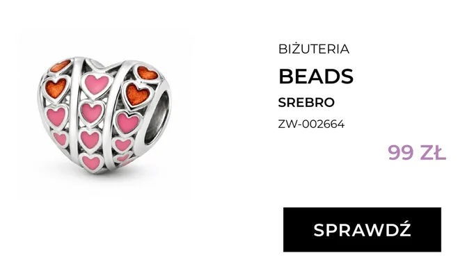 Zawieszka charms Briju Beads srebro ZW-002664 promocja w Briju