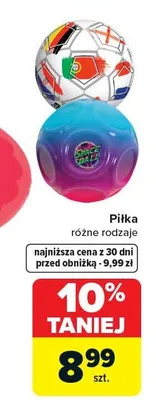 Piłka promocja w Carrefour