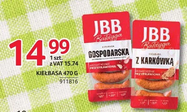 Kiełbasa Gospodarska JBB Bałdyga promocja w Selgros