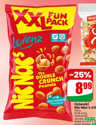 Orzeszki ziemne Nic Nac's XXL Lorenz promocja w Dino
